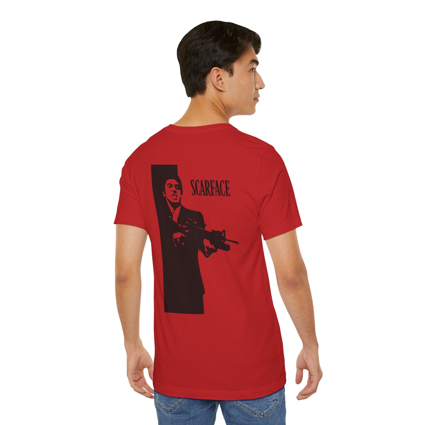 Scarface Unisex Tee - Movie Fan Shirt, Retro Graphic Tee, Gift for Film Lovers, Cool Casual Wear, Street Style Apparel
