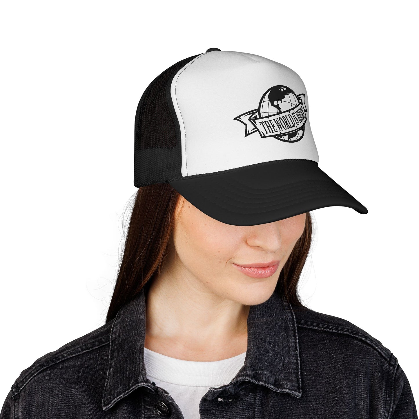 Adventure-Ready Trucker Cap: The World is Yours, Outdoor Fashion, Travel Accessory, Summer Gear, Perfect Gift