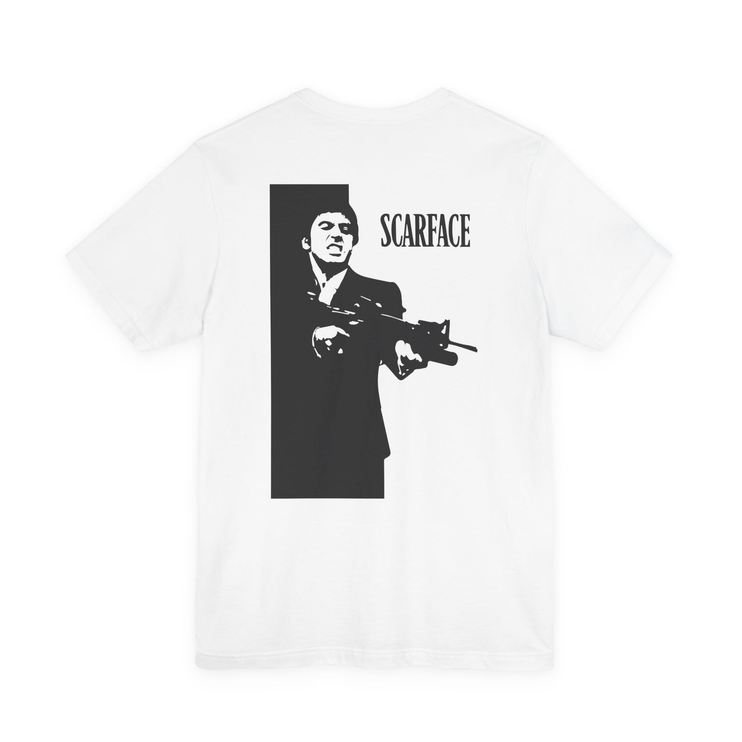 Scarface Unisex Tee - Movie Fan Shirt, Retro Graphic Tee, Gift for Film Lovers, Cool Casual Wear, Street Style Apparel
