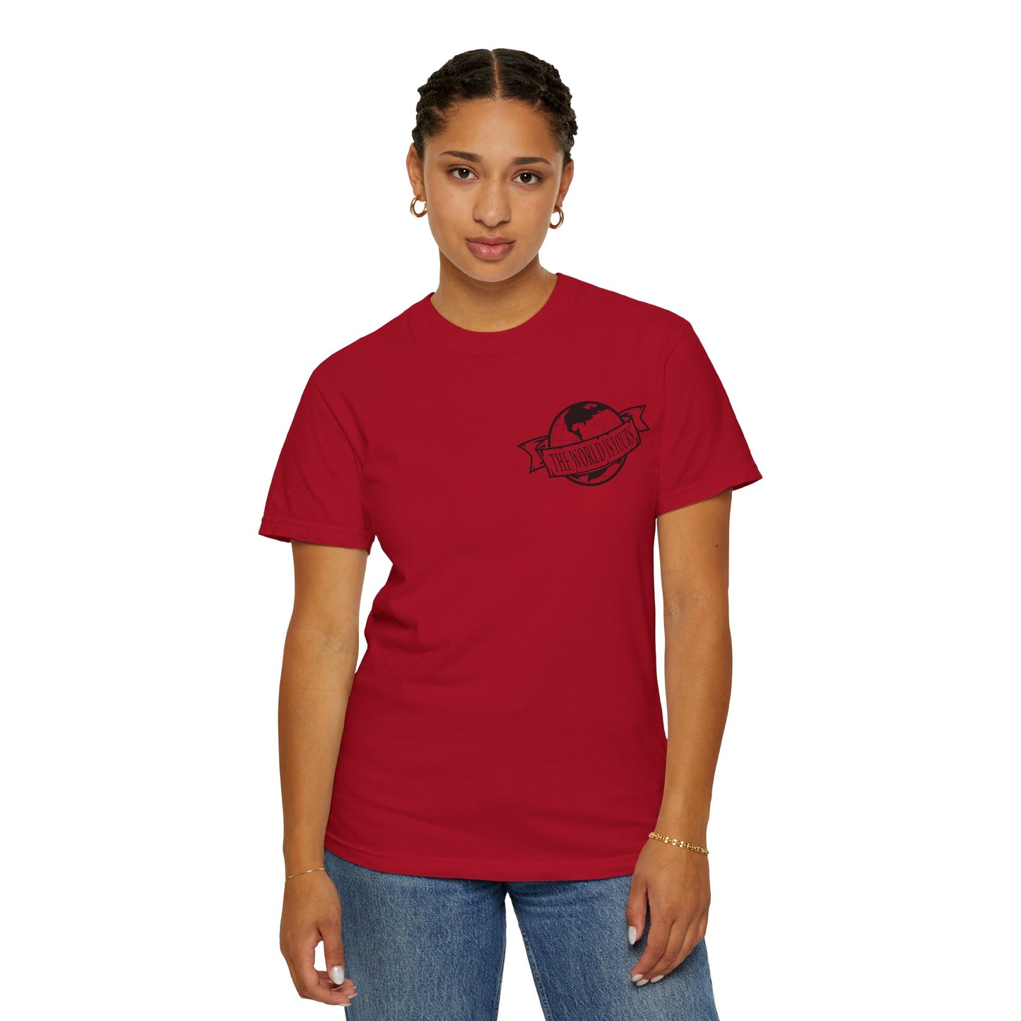 Vintage-Inspired Unisex Garment-Dyed T-shirt, Casual Wear, Earth Day Gift, Graphic Tee, Everyday Style, Eco-Friendly Apparel