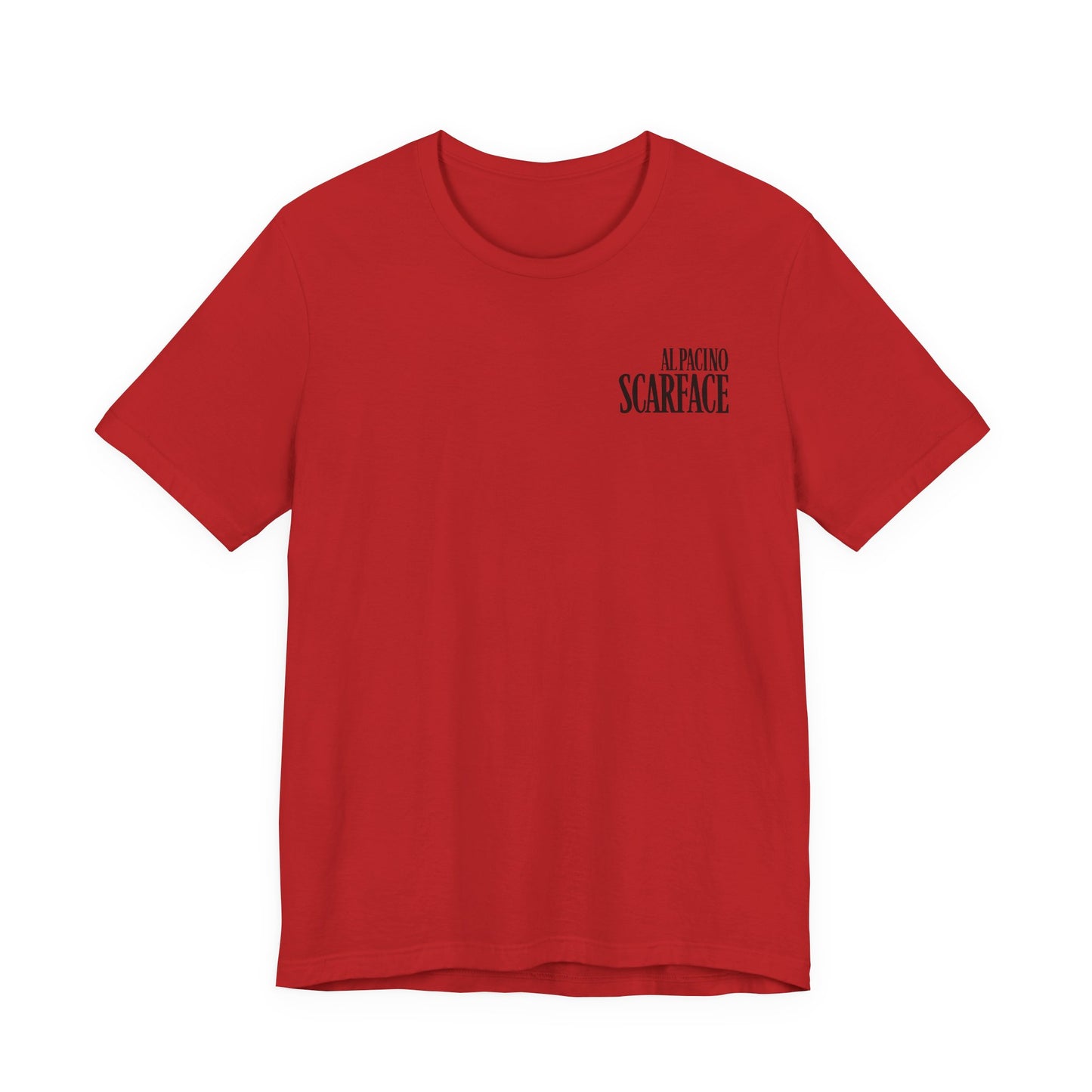 Scarface Unisex Jersey Tee, Retro Movie Fashion, Gift for Film Lovers, Casual Streetwear, Iconic Movie Merch