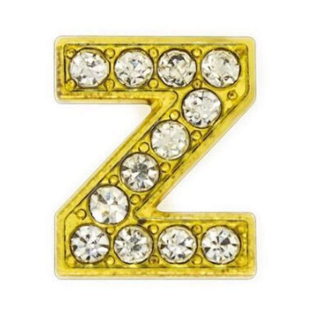 ClaudiaG Pavé Letters -Gold Charms