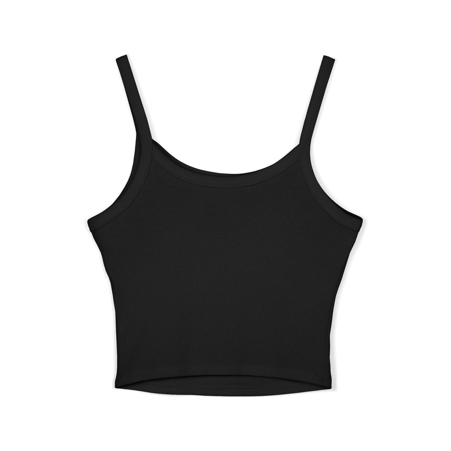 Rock'n Roll Crop Tank - "Nothing But Rock'n Roll" Women's Spaghetti Strap Top