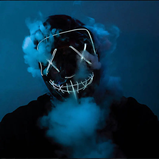 LED Neon Halloween Mask