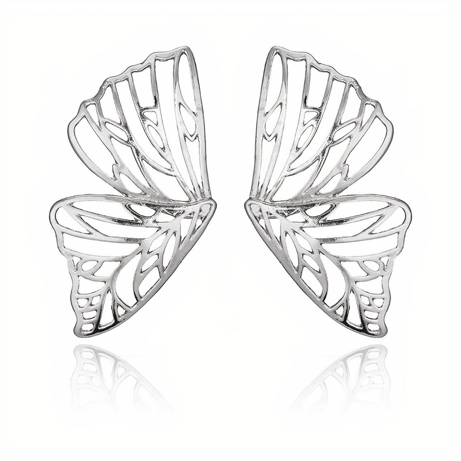 ClaudiaG Butterfly -Silver Earrings