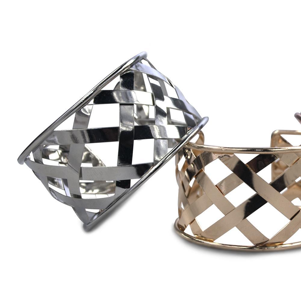 ClaudiaG Cuffed Bracelet Silver