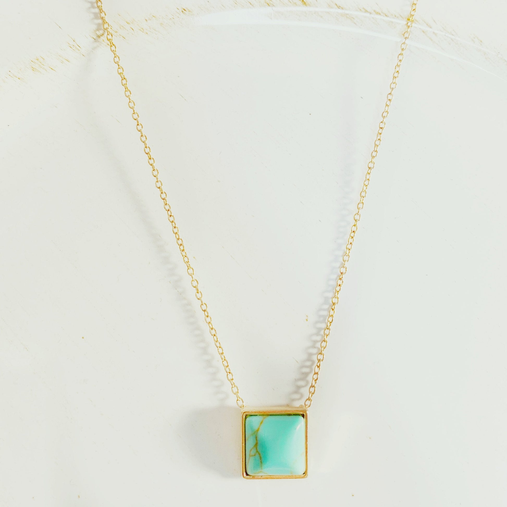 ClaudiaG Square Drop Necklace